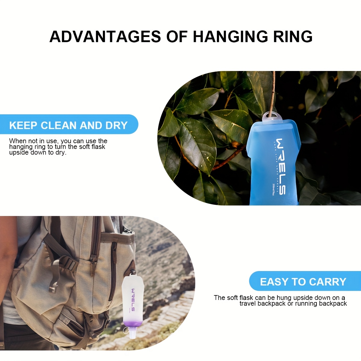 WRELS Folding Collapsible Soft - Water Bag Collapsible ulasan dan harga