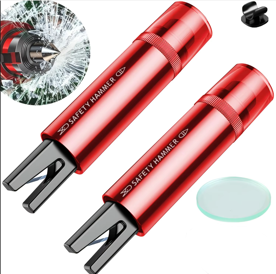 Car Safety Hammer Window Glass - Rescue Rope Throw ulasan dan harga