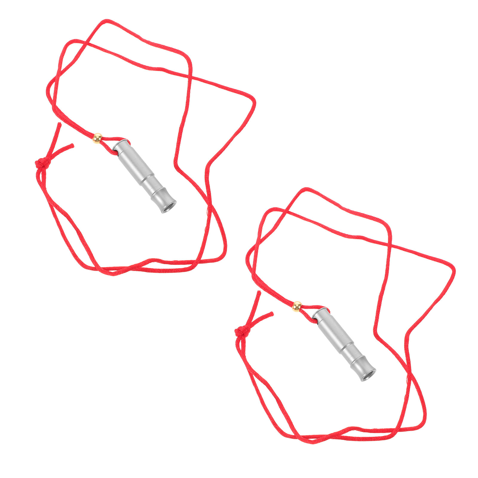 2Pcs Mini Stainless Steel Surv - Emergency Whistle Loud ulasan dan harga