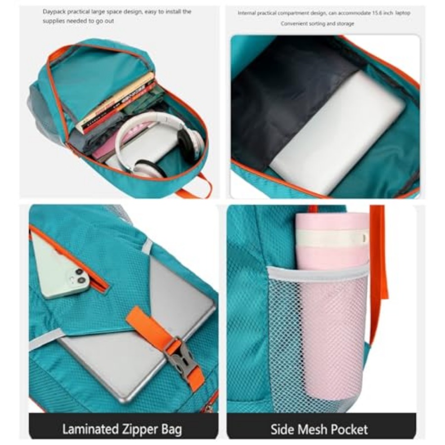 25L Foldable Hiking Backpack,  - Water Bag Collapsible ulasan dan harga
