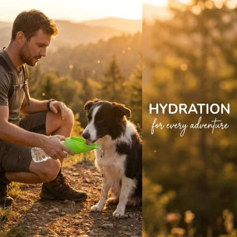 Dog cat Travel Water Bottle  P - Water Bag Collapsible ulasan dan harga